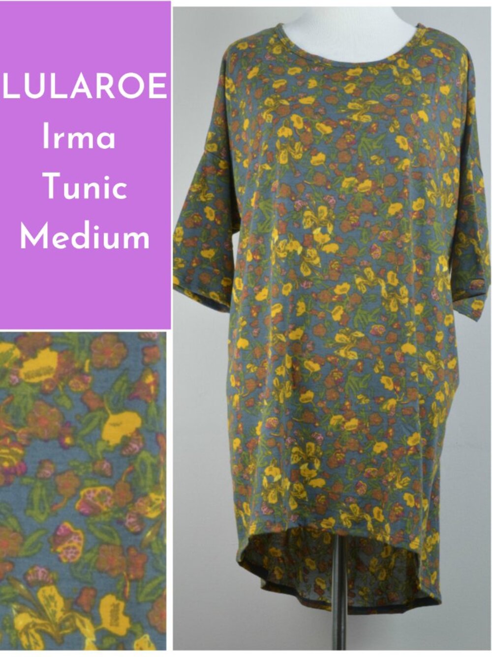 NWT M Floral Irma Lularoe